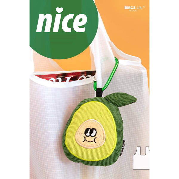 Fruit [ Avocado ] Shopping Reusable Bag Key Chain