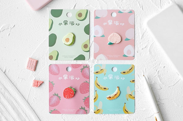 Fruit [Peach] Embroidered Sticker Patch