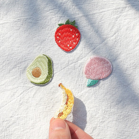 Fruit [Banana] Embroidered Sticker Patch