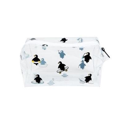 Fun At The Sea Penguin Transparent Pouch By Kiitos Life