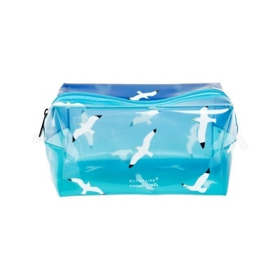 Fun At The Sea Seagull Transparent Pouch By Kiitos Life