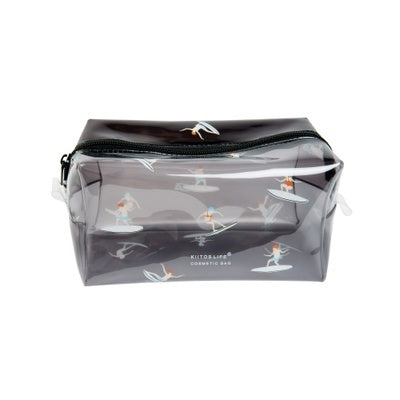 Fun At The Sea Surfing Transparent Pouch By Kiitos Life