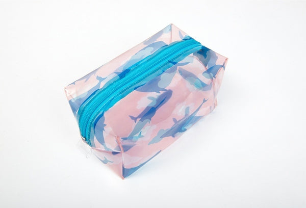 Fun At The Sea Whale Transparent Pouch By Kiitos Life