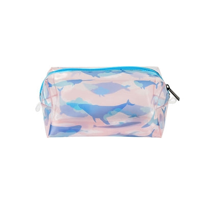 Fun At The Sea Whale Transparent Pouch By Kiitos Life