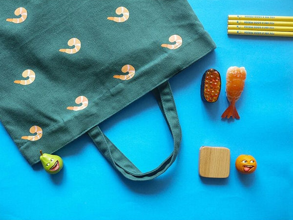 Prawn Fun Food Tote Bag