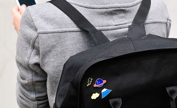 Fun Mountain Cloud Enamel Pin By U-Pick