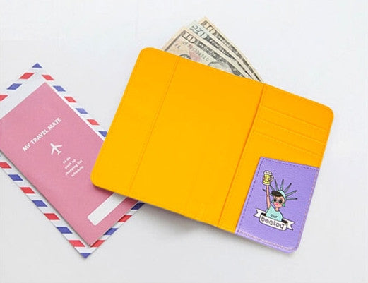 Quirky [Purple] Passport Cover By Bentoy