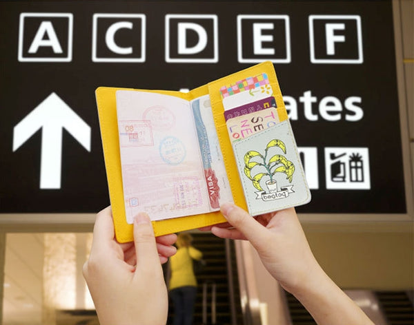 Quirky [Grey] Passport Cover By Bentoy