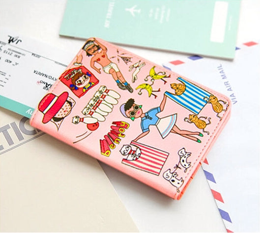 Quirky [Pink] Passport Cover By Bentoy