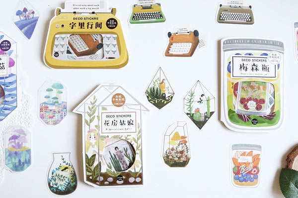 Garden Mason Jar Sticker Pack