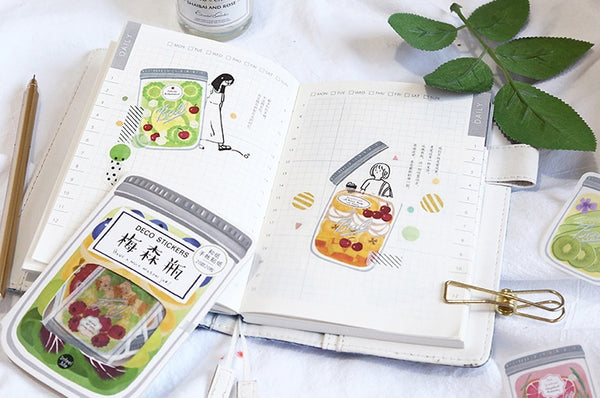 Garden Mason Jar Sticker Pack
