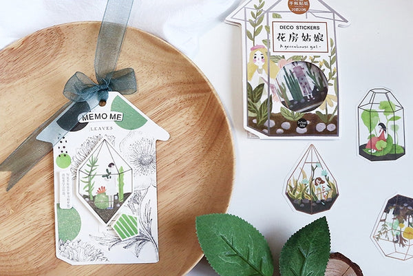 Garden The Greenhouse Girl Sticker Pack