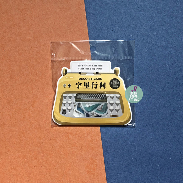 Garden Typewriter Sticker Pack