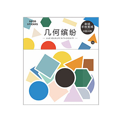Pattern [Geometry Solid] Deco Stickers Pack