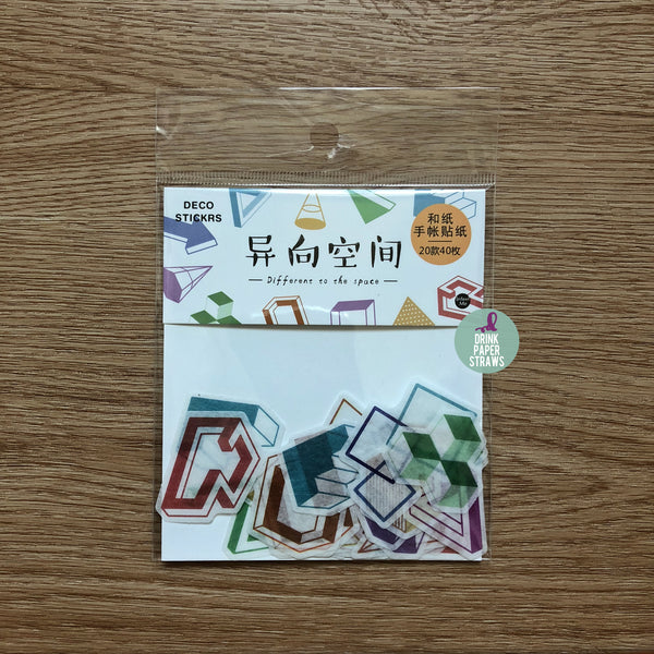 Pattern [Geometry Space] Deco Stickers Pack