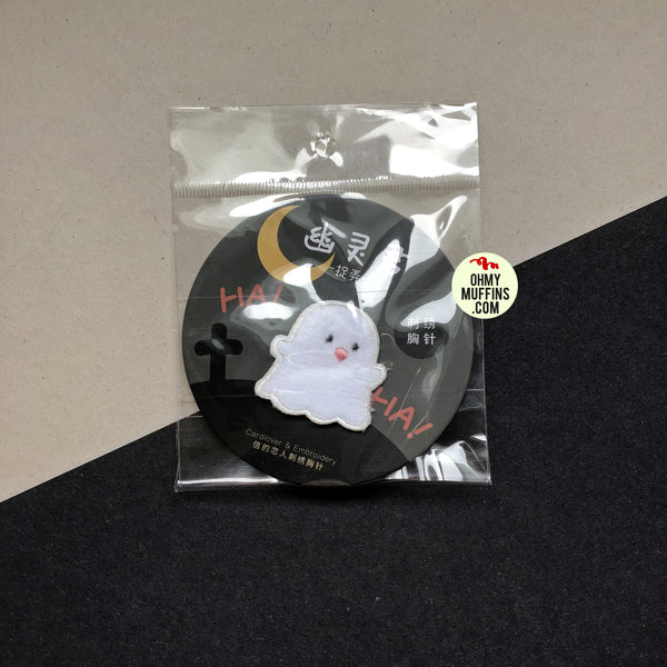 Ghost [Boo] Brooch By Cardlover