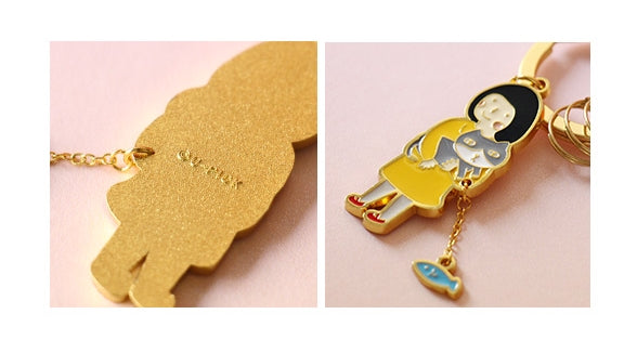 Girl Key Chain By U-Pick