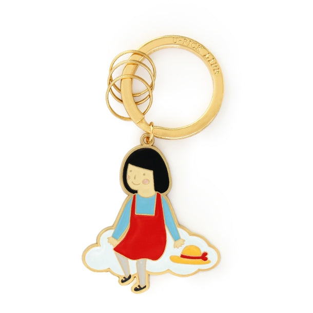Girl Key Chain By U-Pick Girl On Cloud