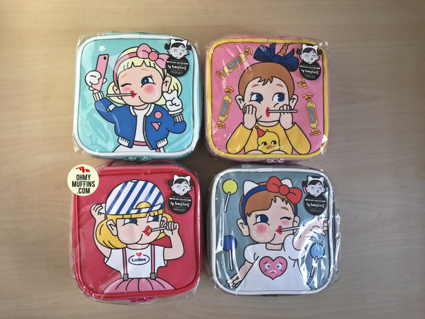 Girl [Polly] Square Travel Pouch By Bentoy