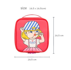 Girl [Shirly] Square Travel Pouch By Bentoy