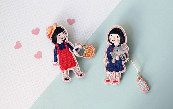 Girl Brooch S2 By U-Pick
