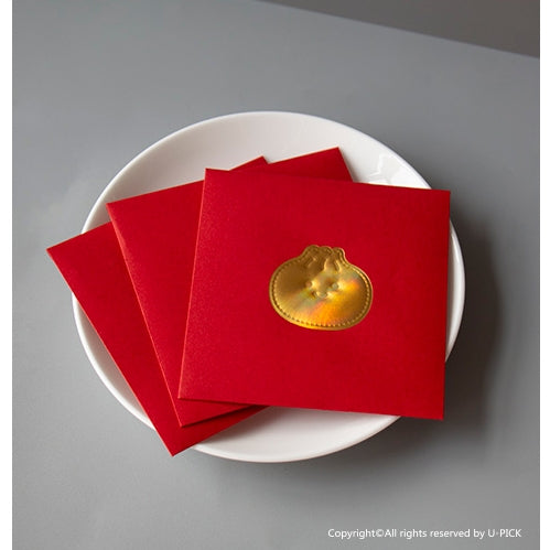 Gold Foil [Bao] Red Packets By U-Pick