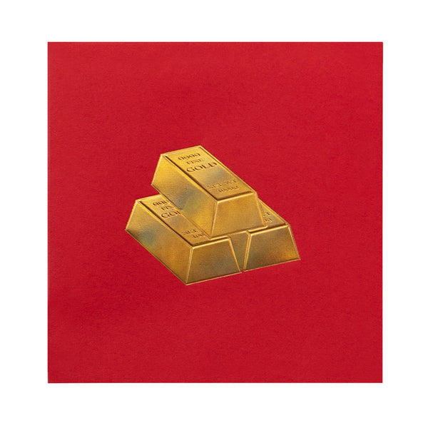 Gold Foil [Gold Bar] Red Packets By U-Pick