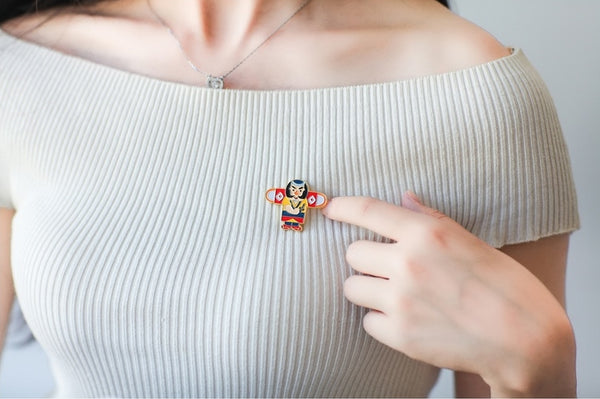 Japanese Style Pin Good Luck Kite By 生活日记