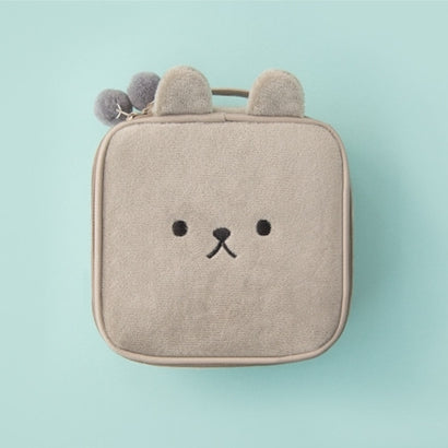 Animal Grey Square Pouch By Bentoy