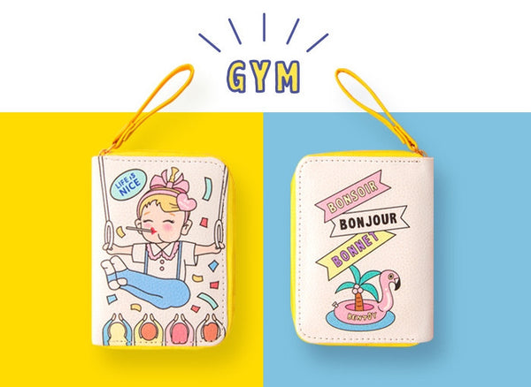 Gym Girl Card Box By Bentoy
