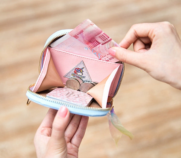 Half Moon [Sakura Girl] Card Pouch By Bentoy