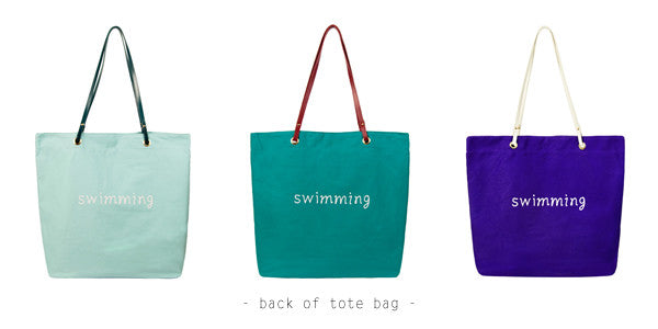 Swimming Animals Tote Bag by Hamor