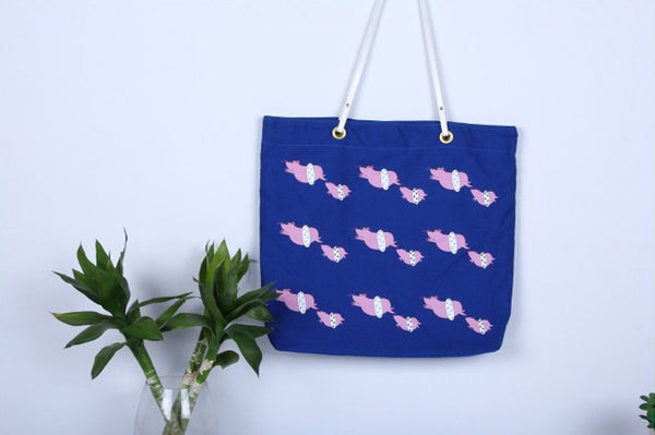 Swimming Animals Tote Bag by HAMO - OUT OF PRODUCTION