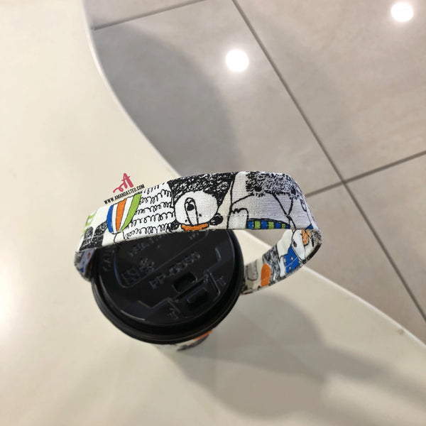 Hand-Sewn Fabric Cup Holder Carrier