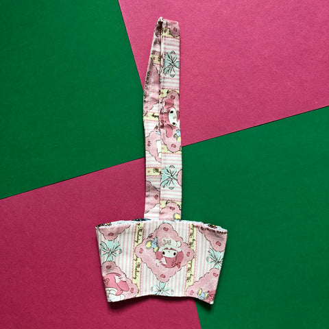 Hand-Sewn Fabric My Melody Cup Holder