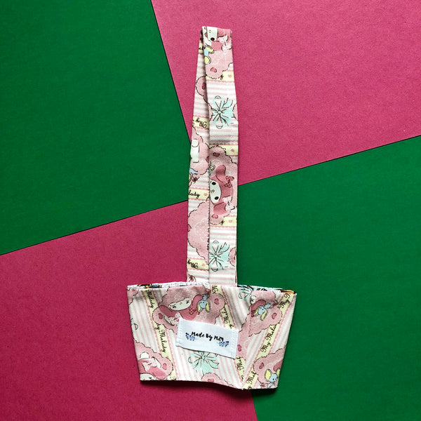 Hand-Sewn Fabric My Melody Cup Holder