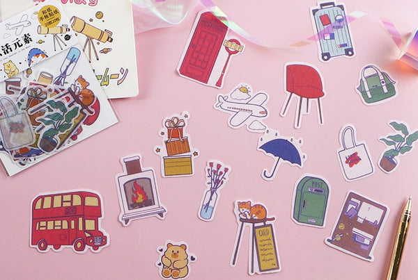 Harajuku [Travel Life] Stickers Pack