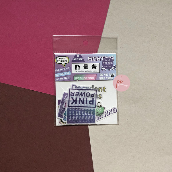 Harajuku Fighting Sticker Pack