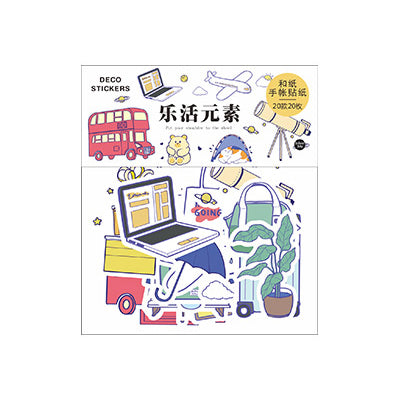 Harajuku Travel Life Sticker Pack