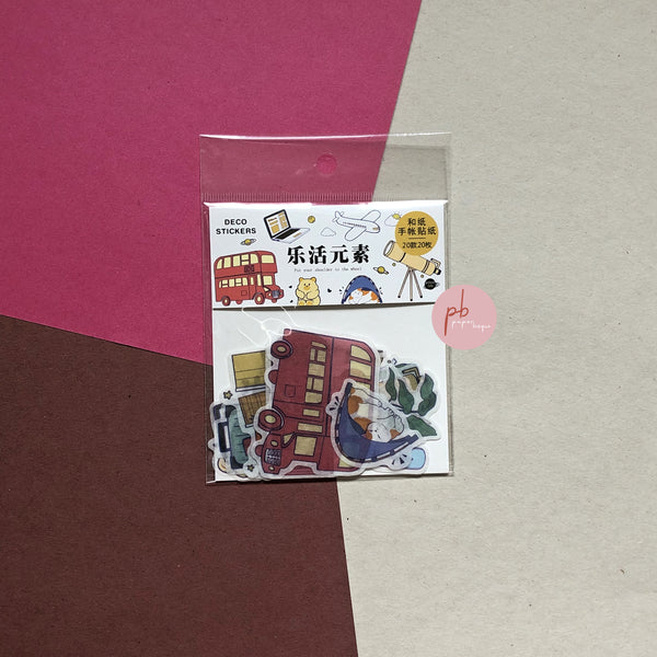 Harajuku Travel Life Sticker Pack