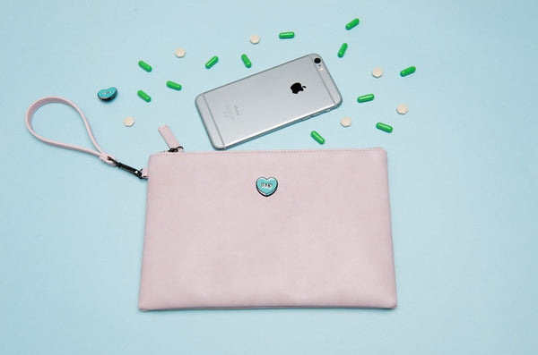 Moment [Heart Pill] Flat Case Pouch By Kiitos Life