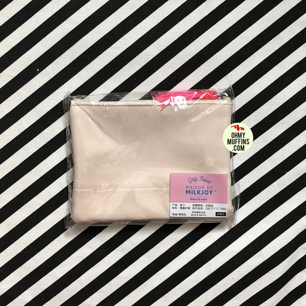 Sequins White Transparent Pouch By Bentoy