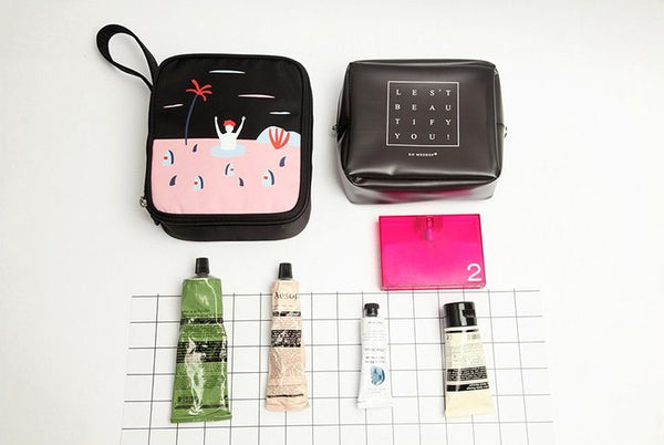 Ocean [Help!] Cosmetic Pouch By YIZI STORE X KOMESHOP