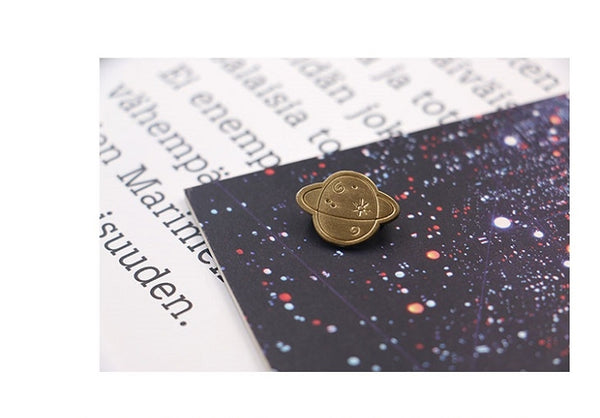 Hey Jude Planet Brass Pin By U-Pick X Somehow