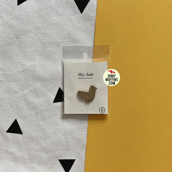 Hey Jude Duck Brass Pin By U-Pick X Somehow