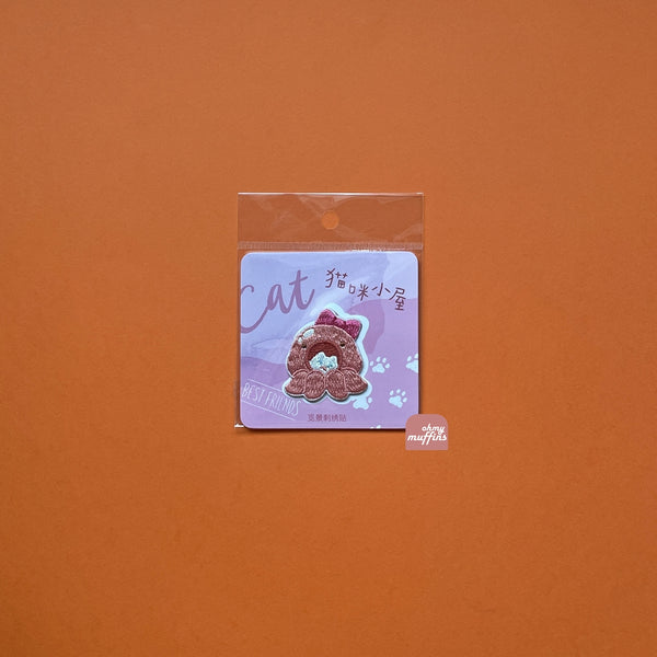 House of Cats [ Cat in Octopus ] Embroidered Sticker & Iron-On Patch