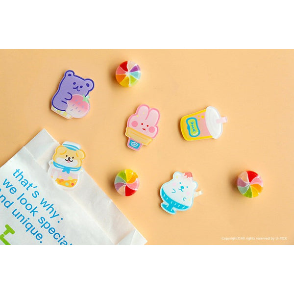 Ice Cream Bar [ Shiba Pudding ] Acrylic Pin By U-Pick