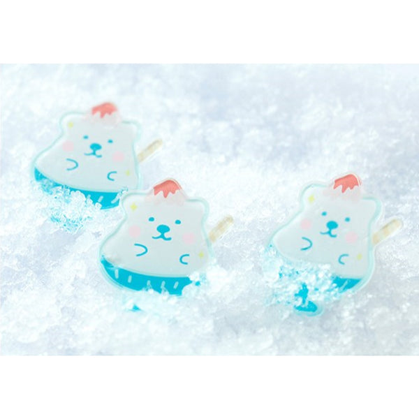 Ice Cream Bar [ Shaved Ice Polar ] Acrylic Pin By U-Pick