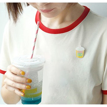 Ice Cream Bar [ Soda Water ] Acrylic Pin By U-Pick