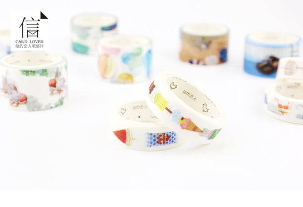 Summer Cold Drinks Washi Tape